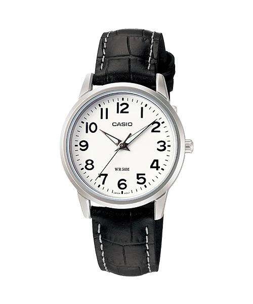 CASIO COLLECTION Mod. LADY 3H - LEATHER, WHITE