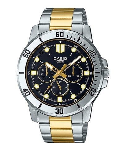 CASIO COLLECTION Mod. DIVER MULTIFUCTION STEEL&amp;GOLD - BLACK