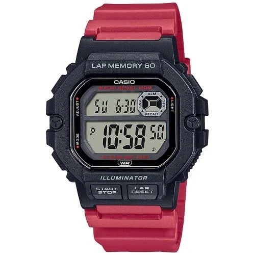 CASIO SPORT Mod. ILLUMINATOR LAP MEMORY 60 - RED