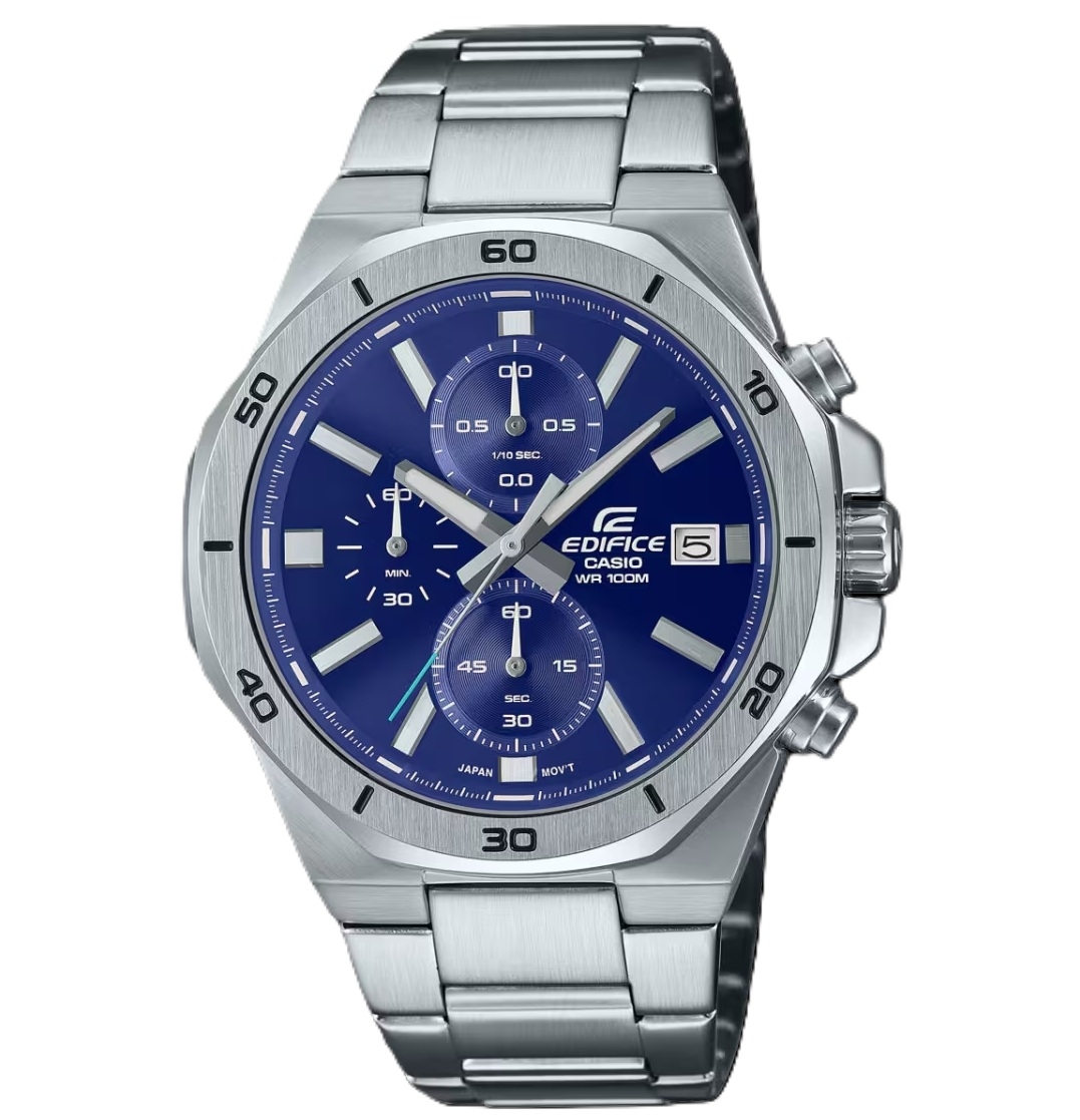 CASIO EDIFICE Mod. OCTAGONAL CHRONOGRAPH - BLUE