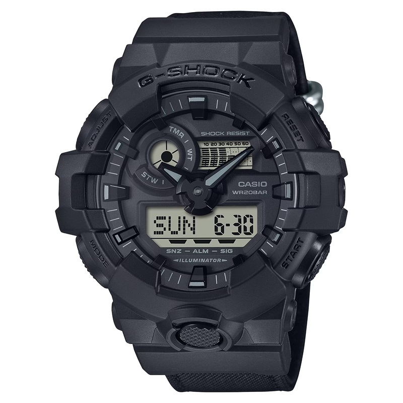 G-SHOCK OVERSIZED BLACK CORDURA ECO FABRIC STRAP