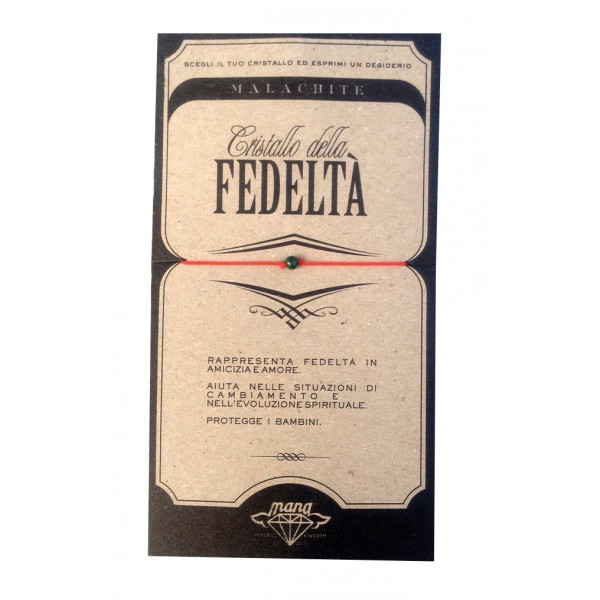 MANA Mod. MALACHITE/FEDELTÀ - 5pcs