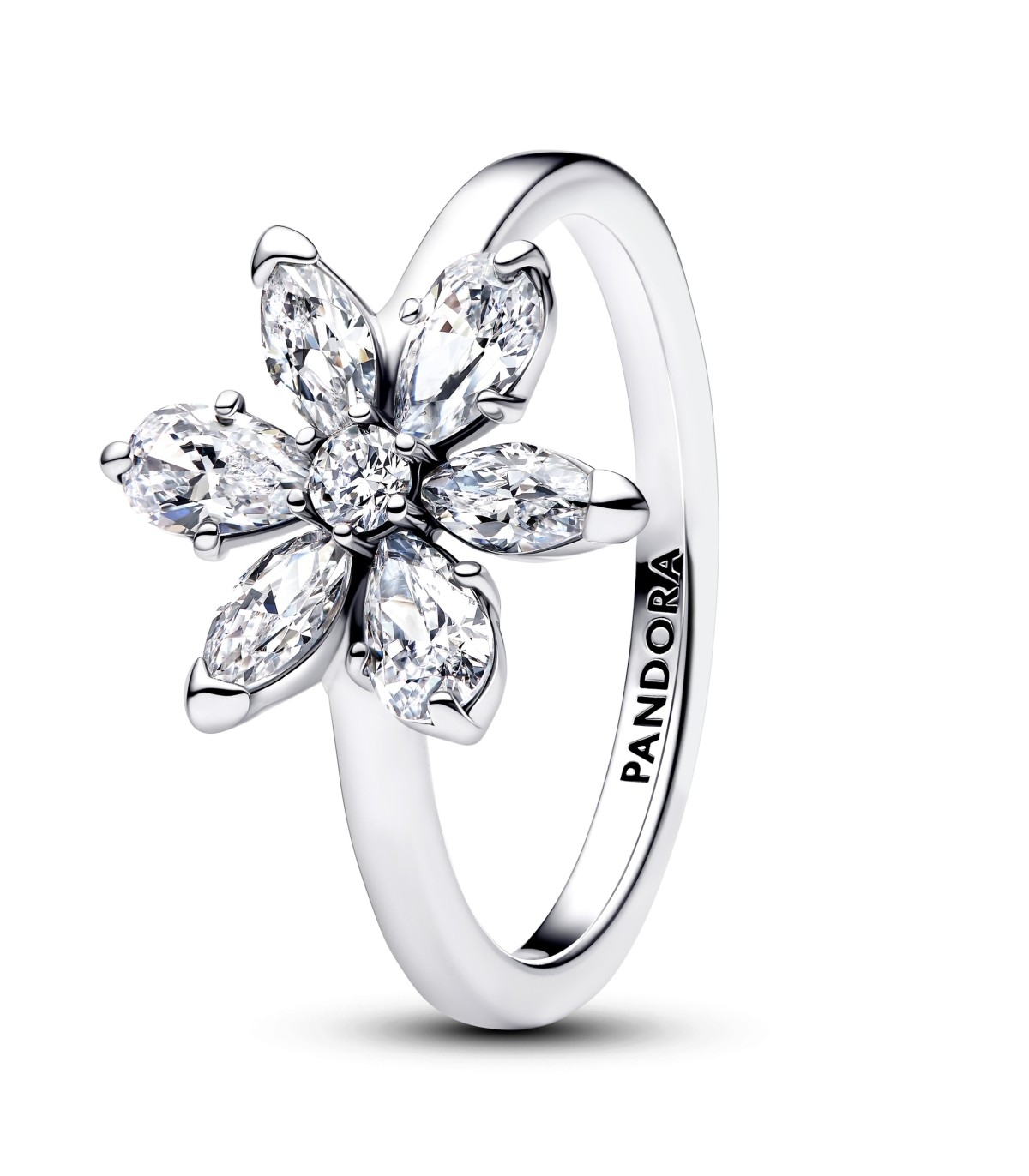PANDORA JEWELRY Mod. SPARKLING LIGHT BLUE BAND RING