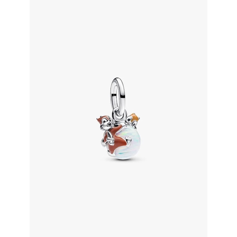 PANDORA Mod. DISNEY CHIP &amp; DALE BAUBLE DANGLE CHARM