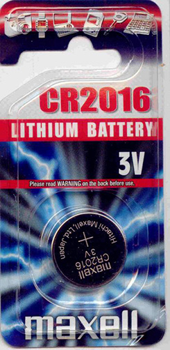 MAXELL BATTERY Ref. CR2016 - 3V