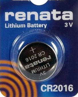 RENATA BATTERY Ref. CR2016 - 3V