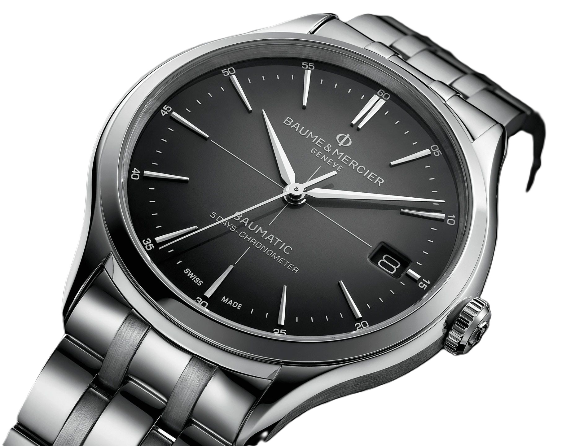 BAUME &amp; MERCIER Mod. CLIFTON BAUMATIC - COSC (Contrôle Officiel Suisse des Chronomètres)