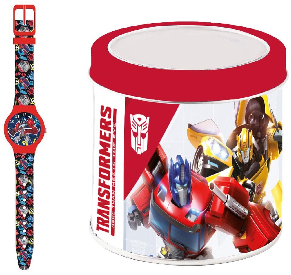 KID WATCH Mod. TRANSFORMERS - Tin Box