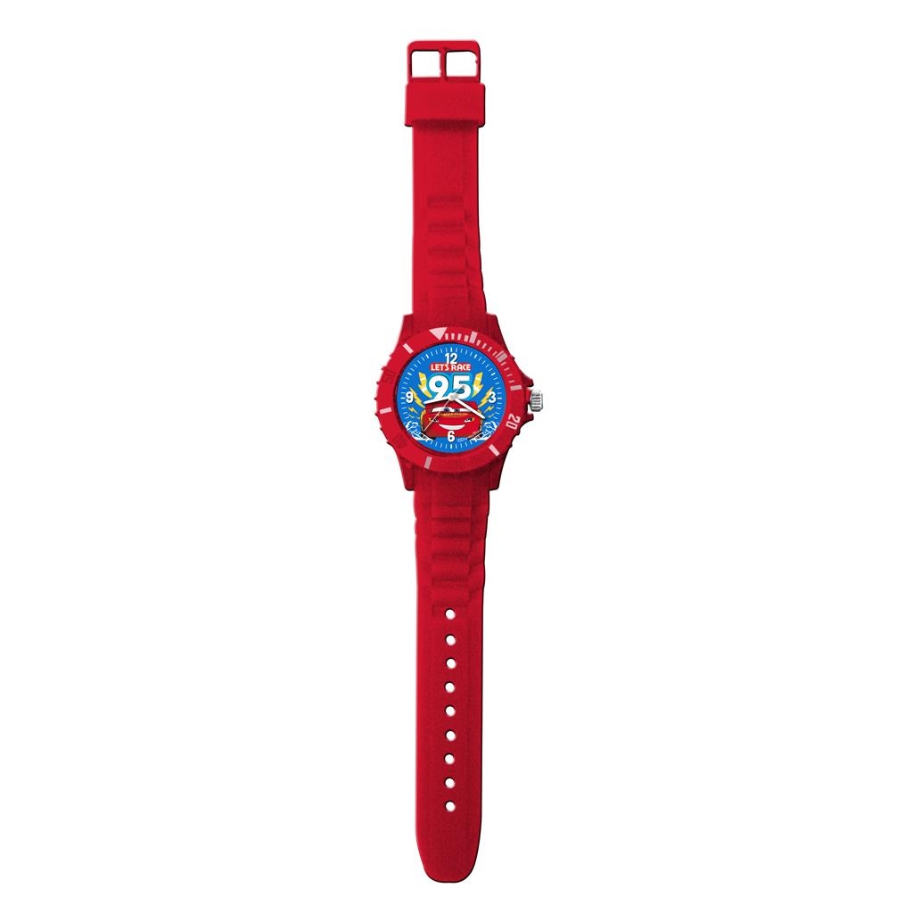 DISNEY-PIXAR KID WATCH Mod. CARS RED - SILICON WRIST WATCH