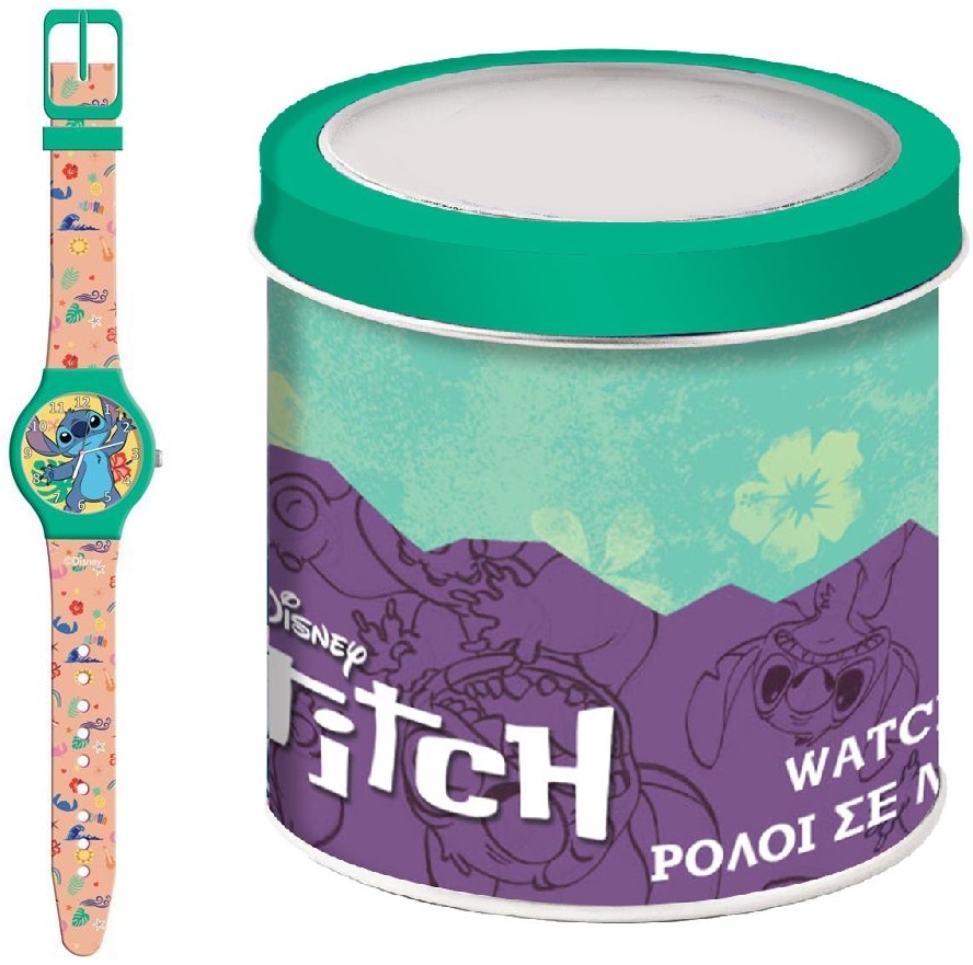 DISNEY KID WATCH Mod. LILO &amp; STITCH - Tin Box