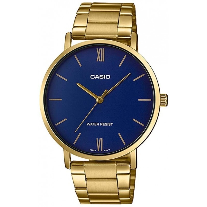 CASIO COLLECTION Mod. MINIMAL GOLD - BLUE