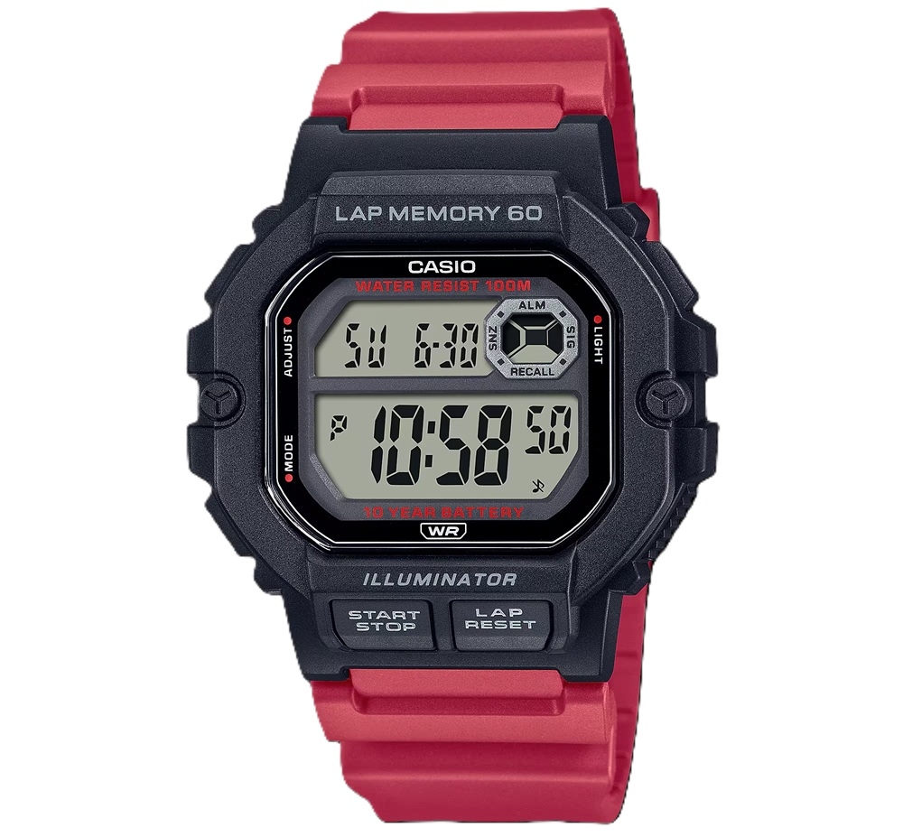 CASIO SPORT Mod. ILLUMINATOR LAP MEMORY 60 - RED