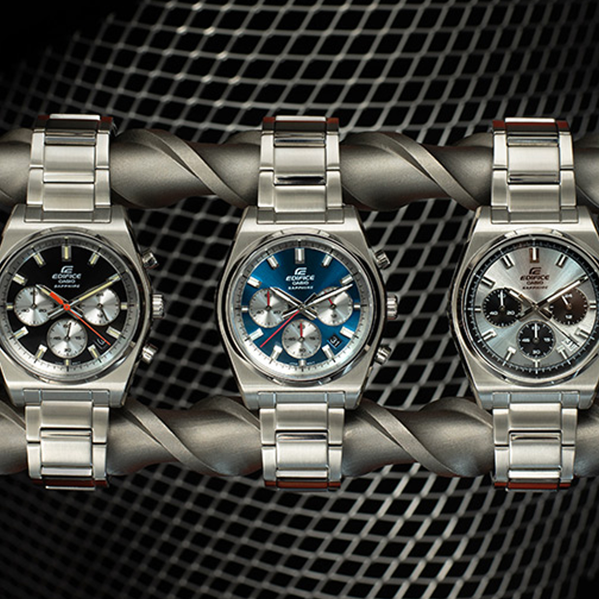 CASIO EDIFICE Mod. MOTORSPORT CHRONOGRAPH - SILVER