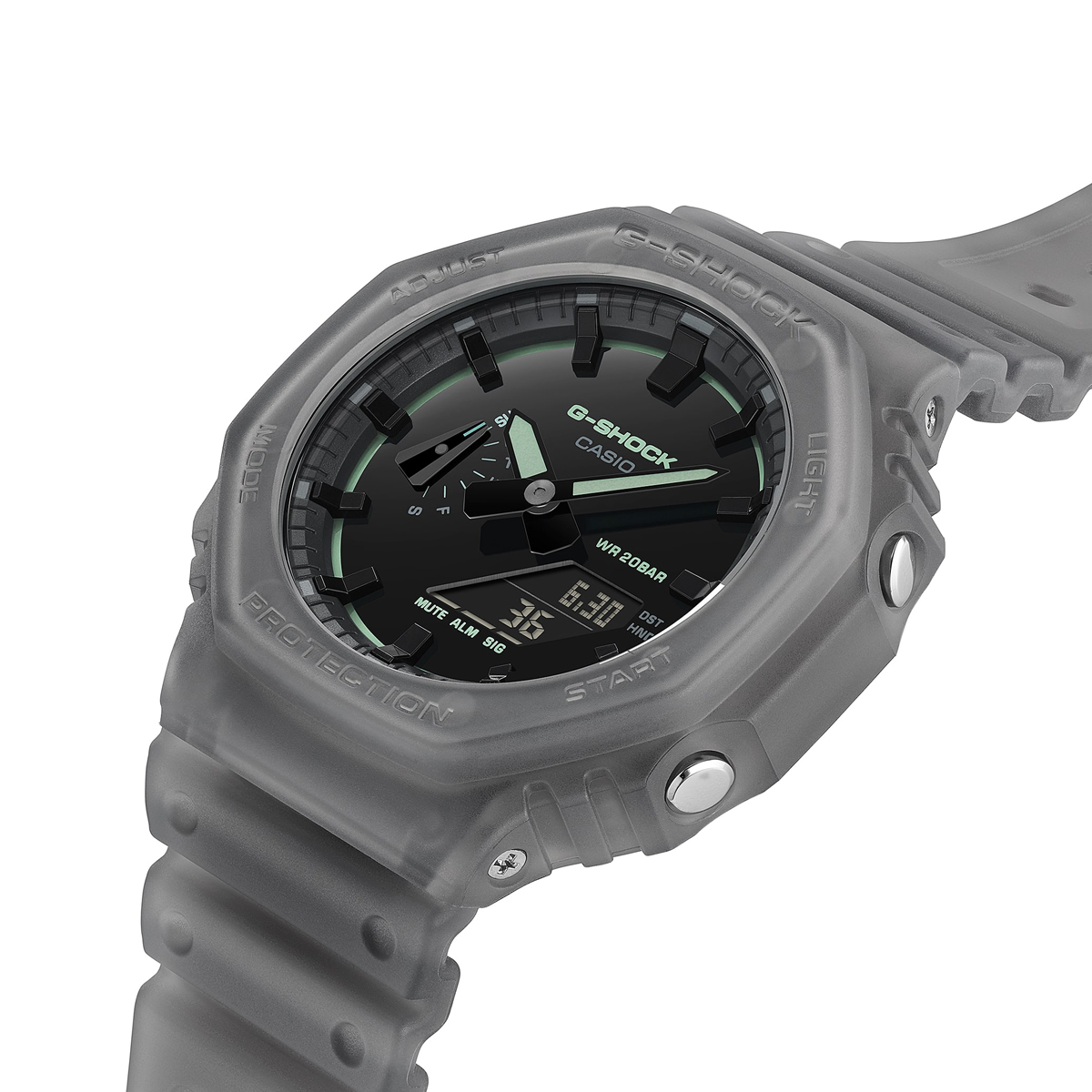 CASIO G-SHOCK Mod. OAK - SMOKE LIGHT SERIE - BLACK ***NEW!***