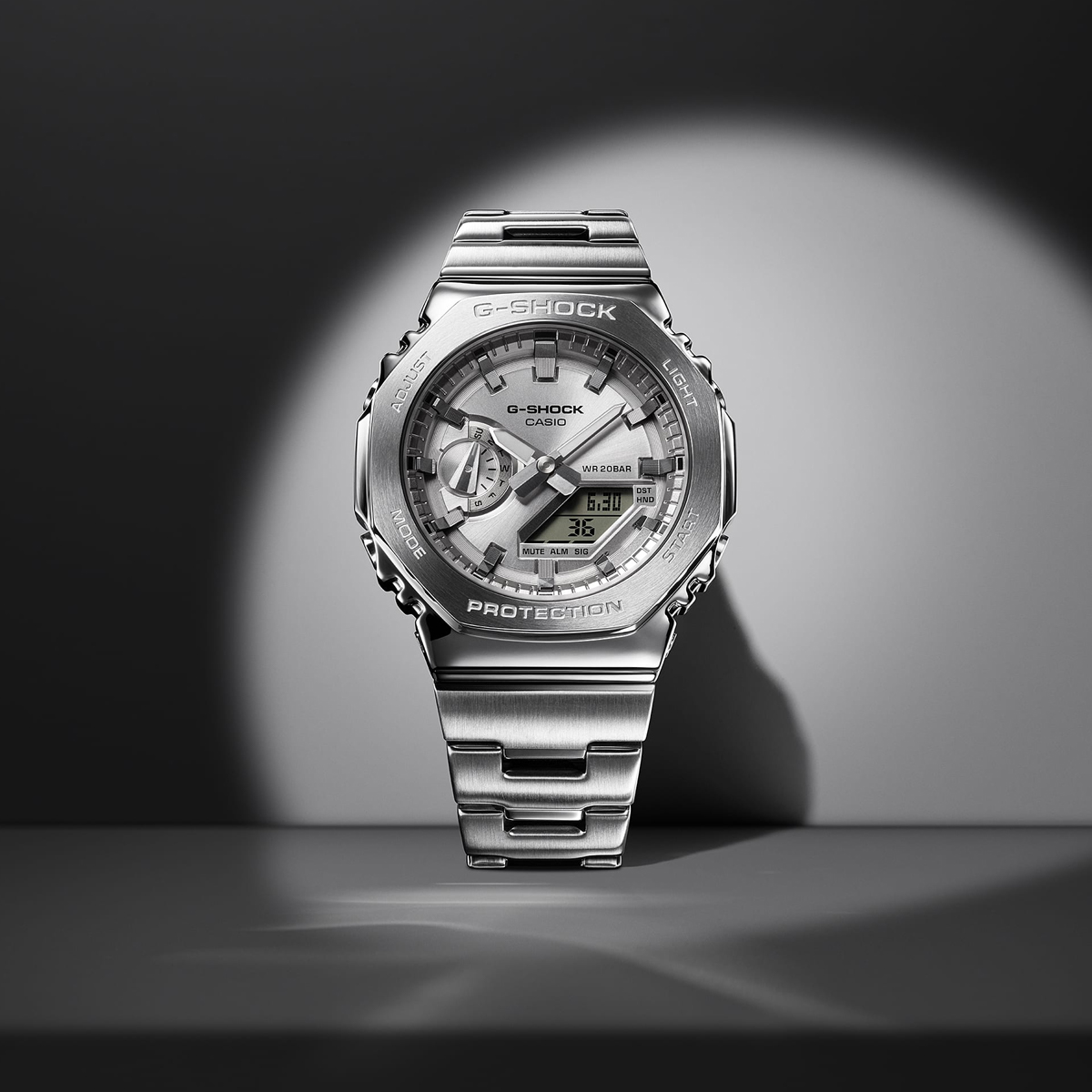 CASIO G-SHOCK Mod. OAK G-STEEL CLASSIC SILVER