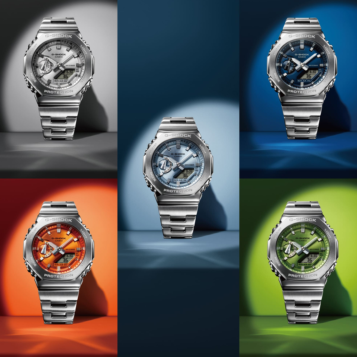 CASIO G-SHOCK Mod. OAK G-STEEL CLASSIC SILVER