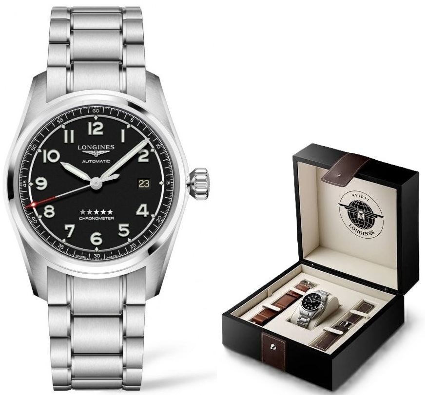 LONGINES - SPIRIT COLLECTION CHRONOMETER SPECIAL PACK 3 STRAPS