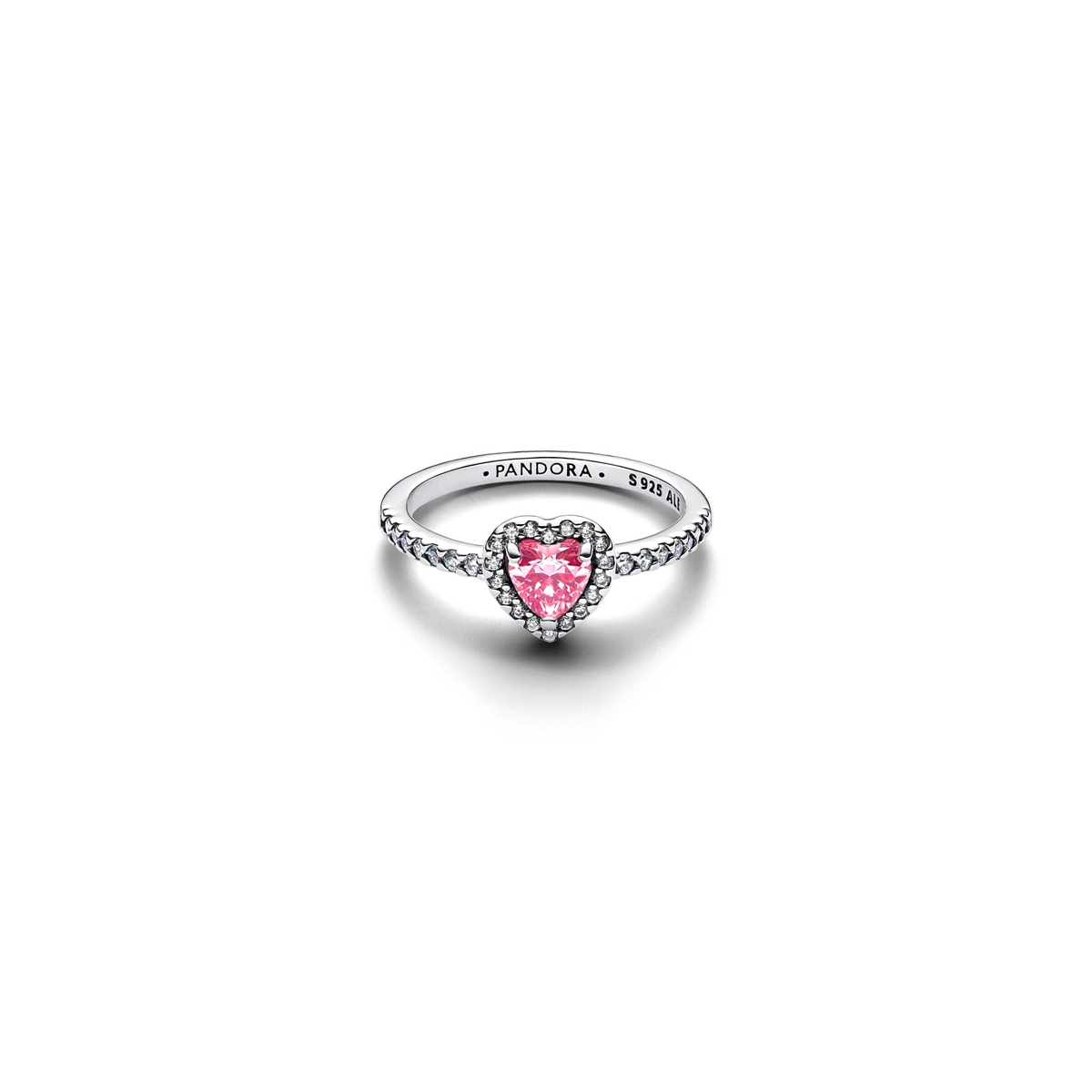 PANDORA JEWELRY Mod. ELEVATED PINK HEART RING