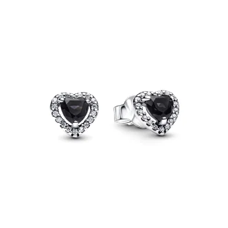 PANDORA JEWELRY Mod. ELEVATED HEART STUD EARRINGS