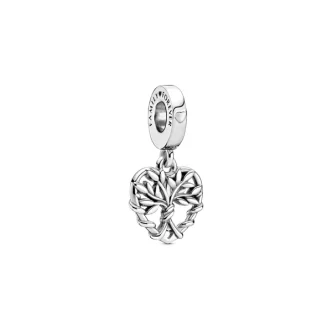 PANDORA Mod. HEART FAMILY TREE DANGLE CHARM