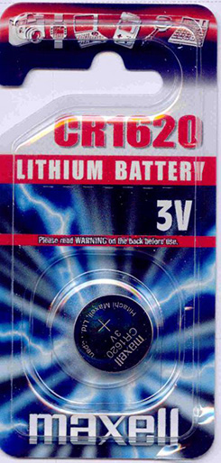 MAXELL BATTERY Ref. CR1620 - 3V