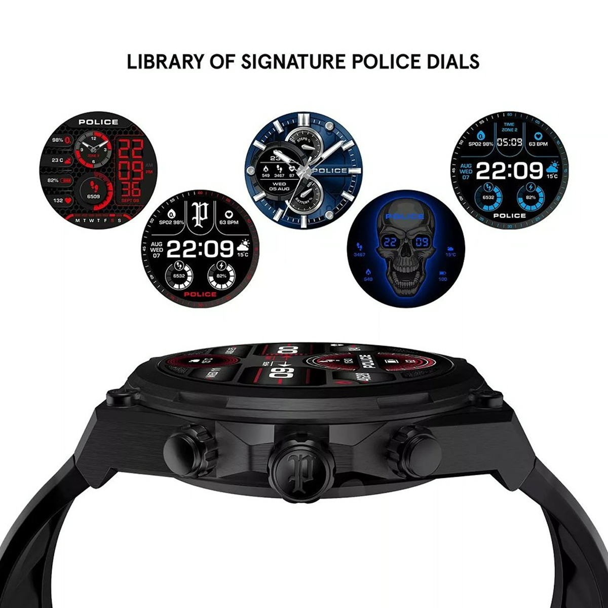 POLICE SMARTWATCH WATCHES Mod. PEIUN00003X2
