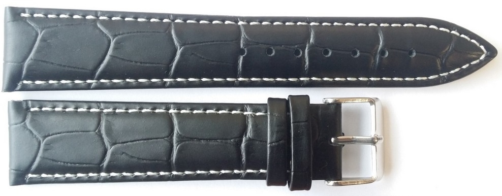CROCO LOOK Black - 18 mm