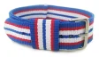 Blue/Red/White - 20mm