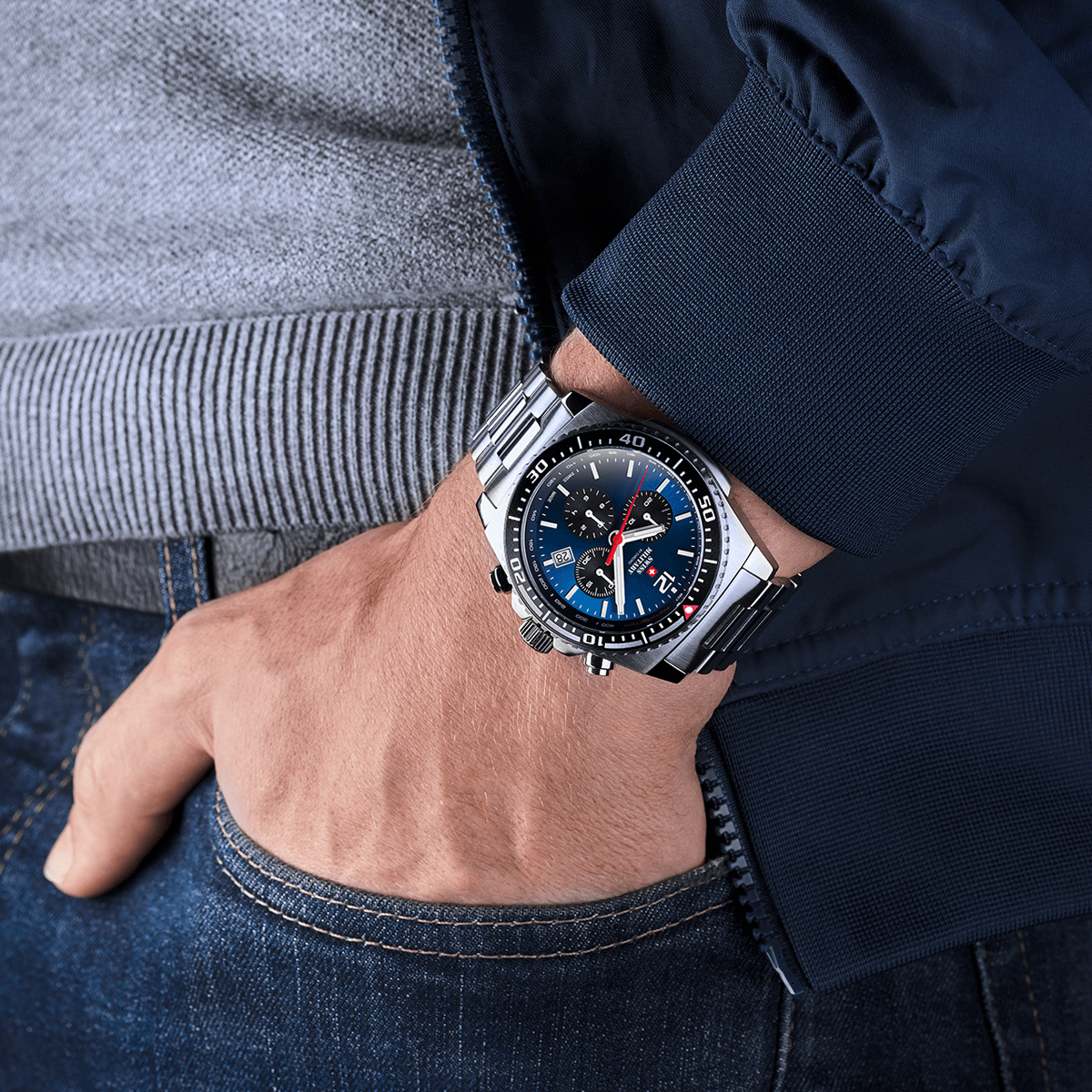 SWISS MILITARY By CHRONO WATCHES Mod. SM34093.02